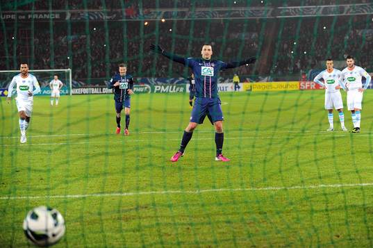 Joie Zlatan IBRAHIMOVIC - 27.02.2013 - Paris Saint Germain