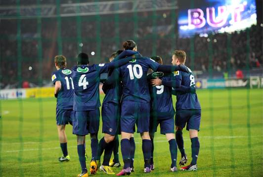 Joie Zlatan IBRAHIMOVIC - 27.02.2013 - Paris Saint Germain