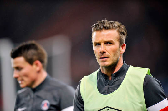 David BECKHAM  - 27.02.2013 - PSG / OM - 8eme de finale -