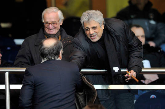 Enrico Macias / Noel Le Graet - 27.02.2013 - PSG / OM -