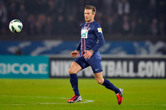 David BECKHAM  - 27.02.2013 - PSG / OM - 8eme de finale -