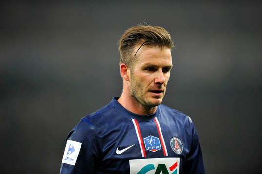 David BECKHAM  - 27.02.2013 - PSG / OM - 8eme de finale -