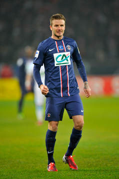 David BECKHAM  - 27.02.2013 - PSG / OM - 8eme de finale -
