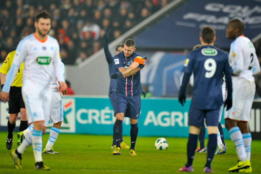 Jeremy MENEZ - Brassard - 27.02.2013 - PSG / OM - 8eme de