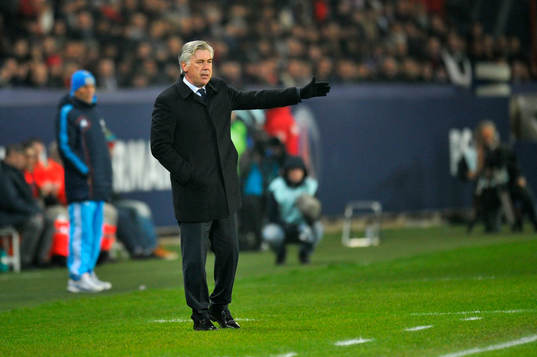 Carlo ANCELOTTI  - 27.02.2013 - PSG / OM - 8eme de finale -