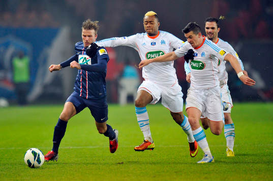 David BECKHAM / Jordan AYEW / Joey BARTON - 27.02.2013 -