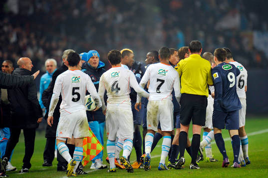 Altercation - 27.02.2013 - PSG / OM - 8eme de finale -