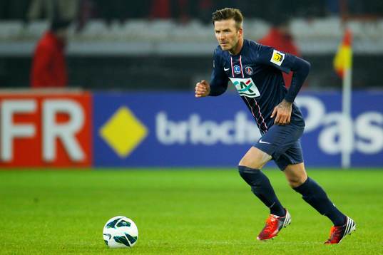 David BECKHAM - 27.02.2013 - PSG / OM - 8eme de finale -