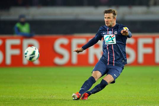 David BECKHAM - 27.02.2013 - PSG / OM - 8eme de finale -