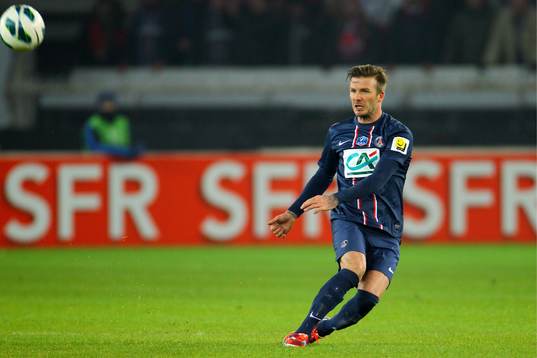 David BECKHAM - 27.02.2013 - PSG / OM - 8eme de finale -