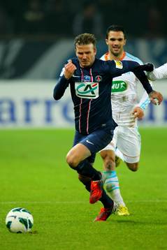 David BECKHAM - 27.02.2013 - PSG / OM - 8eme de finale -