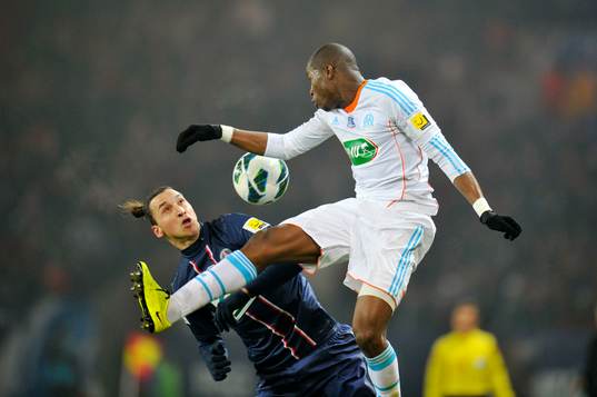 Zlatan IBRAHIMOVIC / Rod FANNI - 27.02.2013 - Paris Saint