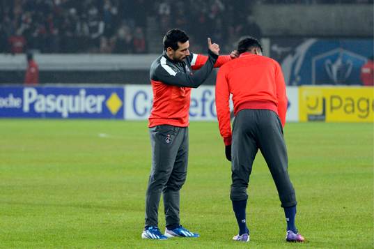 Ezequiel LAVEZZI / Kingsley COMAN - 27.02.2013 - Paris