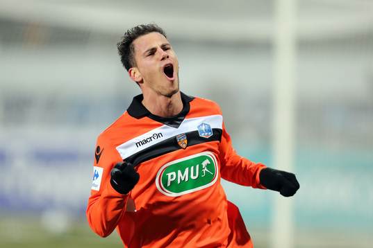 Joie Jeremie ALIADIERE - 27.02.2013 - Lorient / Brest - 1/8
