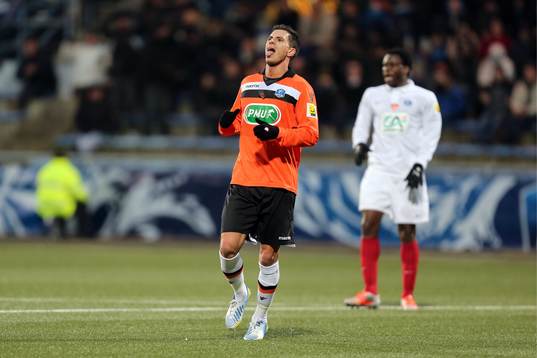 Jeremie ALIADIERE - 27.02.2013 - Lorient / Brest - 1/8