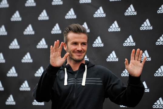 David BECKHAM - 28.02.2013 -  Adidas - Champs Elysee -Paris