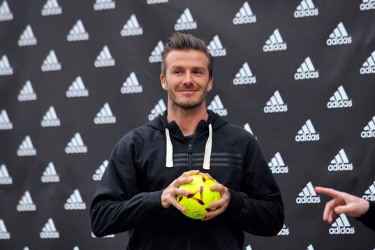 David BECKHAM - 28.02.2013 -  Adidas - Champs Elysee -Paris