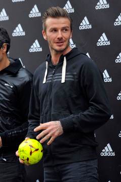 David BECKHAM - 28.02.2013 -  Adidas - Champs Elysee -Paris
