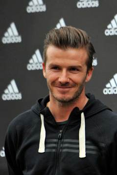 David BECKHAM - 28.02.2013 -  Adidas - Champs Elysee -Paris