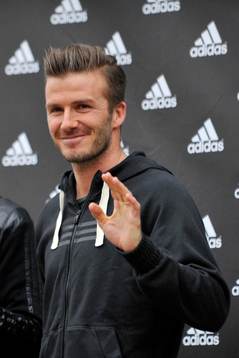 David BECKHAM - 28.02.2013 -  Adidas - Champs Elysee -Paris