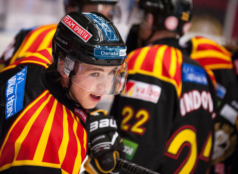 Elias Lindholm, Brynäs, är glad