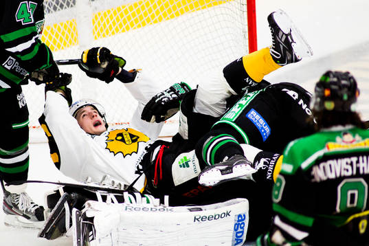 Oscar Möller, Skellefteå, hamnar ovanpå, Martin Gerber,