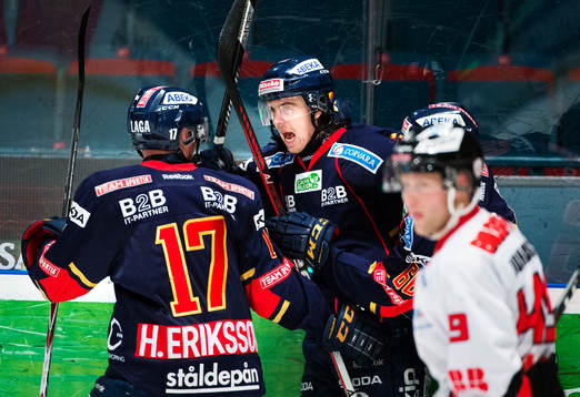 Henrik Eriksson och Elias Granath, Djurgården, jublar