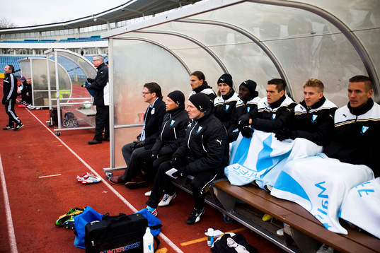 Malmö FFs bänk