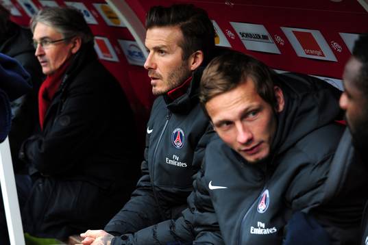 David BECKHAM  - 02.03.2013 - Reims / PSG  - 27eme journee