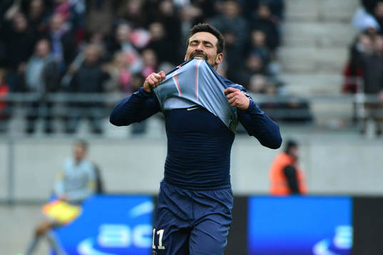Ezequiel LAVEZZI  - 02.03.2013 - Reims / PSG  - 27eme