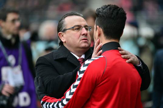 Jean Pierre CAILLOT / DIEGO - 02.03.2013 - Reims / PSG -