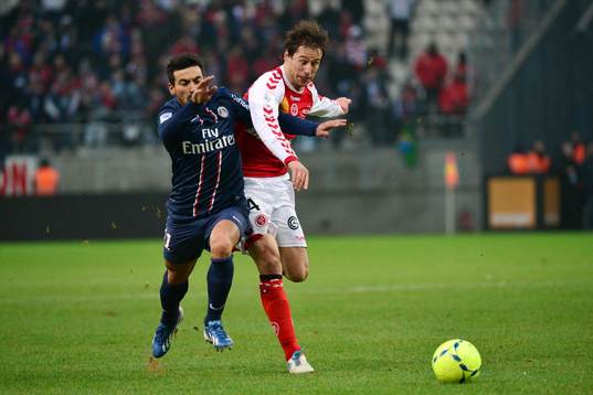 Ezequiel LAVEZZI / Grzegorz KRYCHOWIAK - 02.03.2013 - Reims