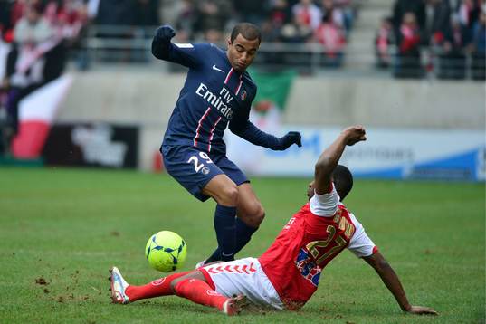 LUCAS MOURA / Christopher GLOMBARD - 02.03.2013 - Reims /