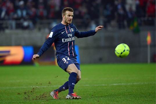 David BECKHAM - 02.03.2013 - Reims / PSG - 27e journee de