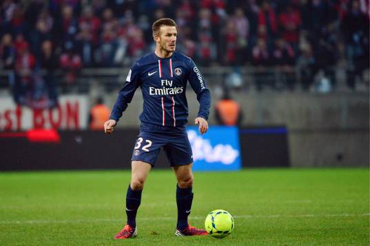 David BECKHAM - 02.03.2013 - Reims / PSG - 27e journee de