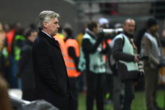 Carlo ANCELOTTI - 02.03.2013 - Reims / PSG  - 27eme journee