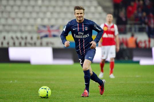 David BECKHAM - 02.03.2013 - Reims / PSG - 27e journee de