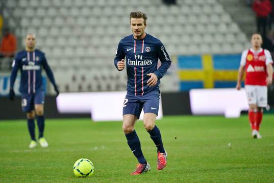 David BECKHAM - 02.03.2013 - Reims / PSG - 27e journee de