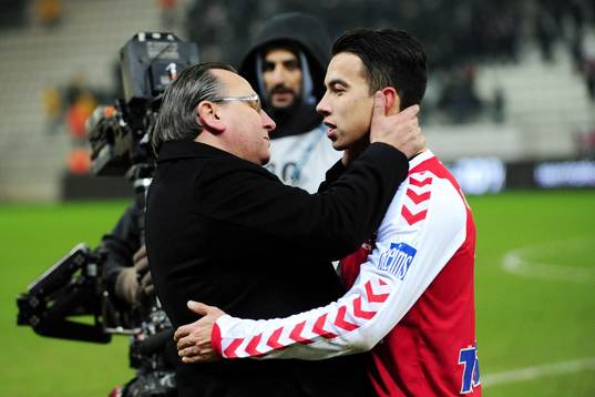 Jean Pierre CAILLOT / DIEGO - 02.03.2013 - Reims / PSG -