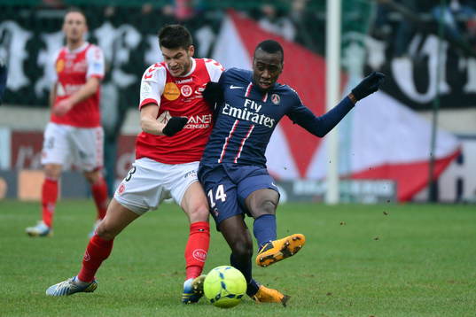 Johan RAMARE / Blaise MATUIDI - 02.03.2013 - Reims / PSG -