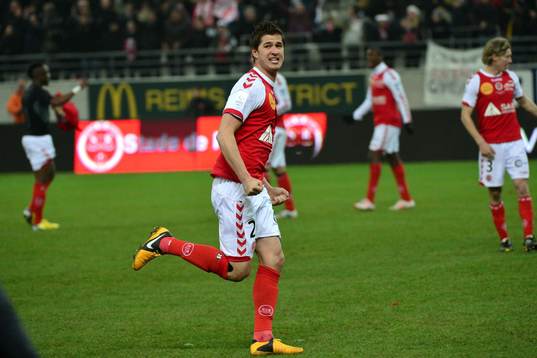 Joie Anthony WEBER - 02.03.2013 - Reims / PSG - 27e journee