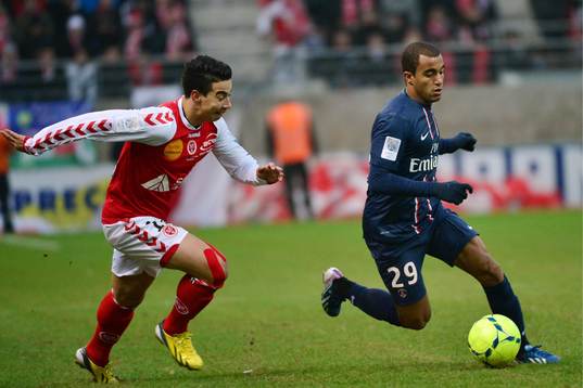 LUCAS MOURA - 02.03.2013 - Reims / PSG - 27e journee de