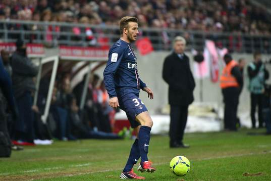 David BECKHAM - 02.03.2013 - Reims / PSG  - 27eme journee