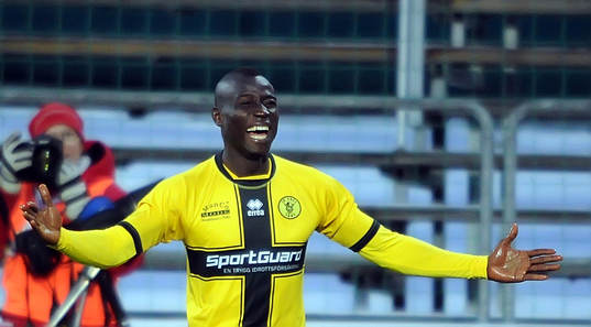 2-1 jubel mål av Alhaji Kamara i Frej