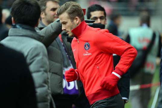 David BECKHAM - 02.03.2013 - Reims / PSG - 27e journee de