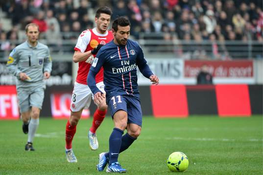Ezequiel LAVEZZI - 02.03.2013 - Reims / PSG - 27e journee