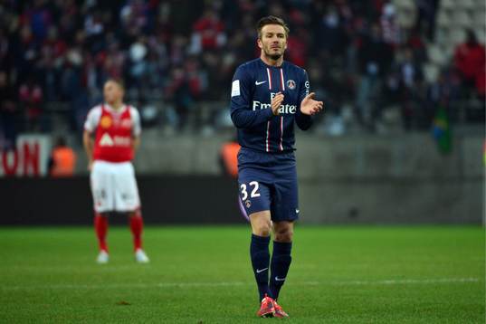David BECKHAM - 02.03.2013 - Reims / PSG - 27e journee de
