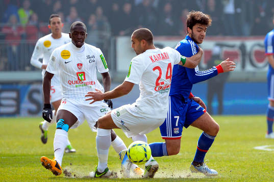 Ahmed KANTARI / Clement GRENIER - 03.03.2013 - Brest / Lyon