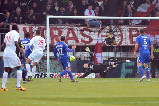Goal Kamel CHAFNI - 03.03.2013 - Brest / Lyon - 27eme