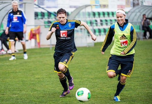Susanne Moberg och Sara Thunebro, jagar